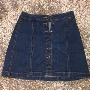 Denim Mini Skirt